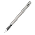 Scrikss Primeo Medium Nib Fountain Pen in Grey on a white background