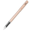 Scrikss Primeo Medium Nib Fountain Pen in Latte on a white background