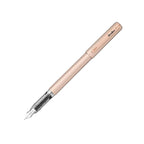 Scrikss Primeo Medium Nib Fountain in Latte on a white background