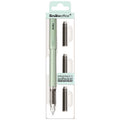 Scrikss Primeo Medium Nib Fountain Pen with 3 Cartridges in Mint in a packaging box