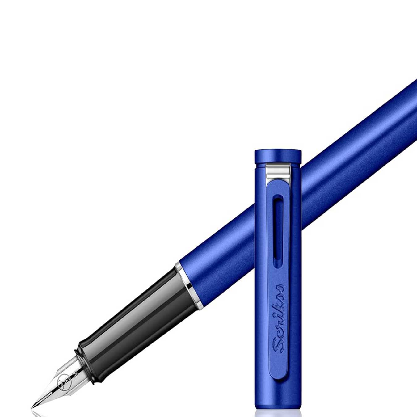 Scrikss Punto Medium Nib Fountain Pen in Blue