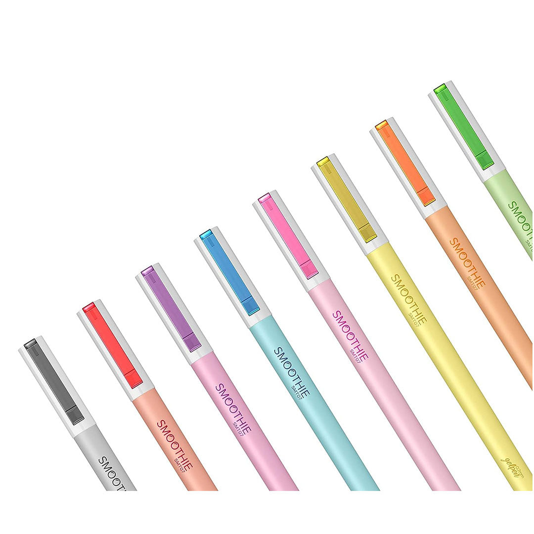 Scrikss Smoothie 0.7mm Gel Pen – Blister Mixed Colors (Pack of 8)