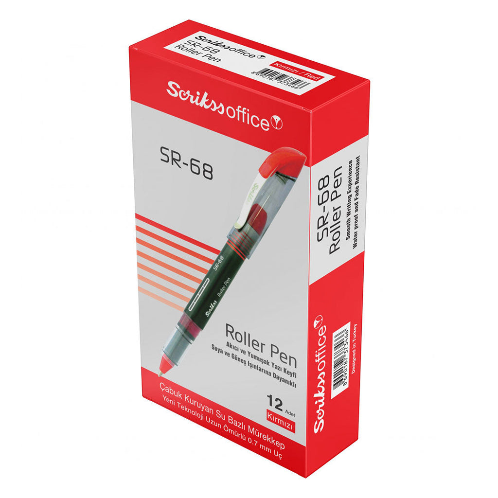Scrikss SR-68 0.7mm Rollerball Pen - Red
