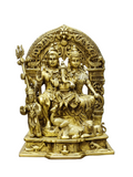 Shiva Parivar Brass Idol – Divine Family Blessings - Satyam Collection