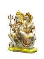 Shiva Parivar Marble Idol – Divine Blessings for Home & Peace - Satyam Collection