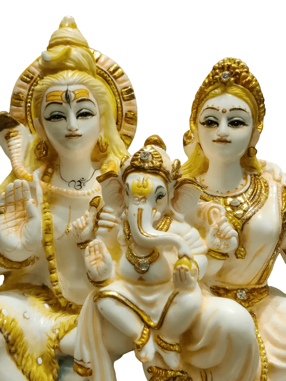 Shiva Parivar Marble Idol – Divine Blessings for Home & Peace - Satyam Collection