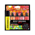Stabilo | Boss Original Highlighter Pen | Case Of 5 Warm Colors