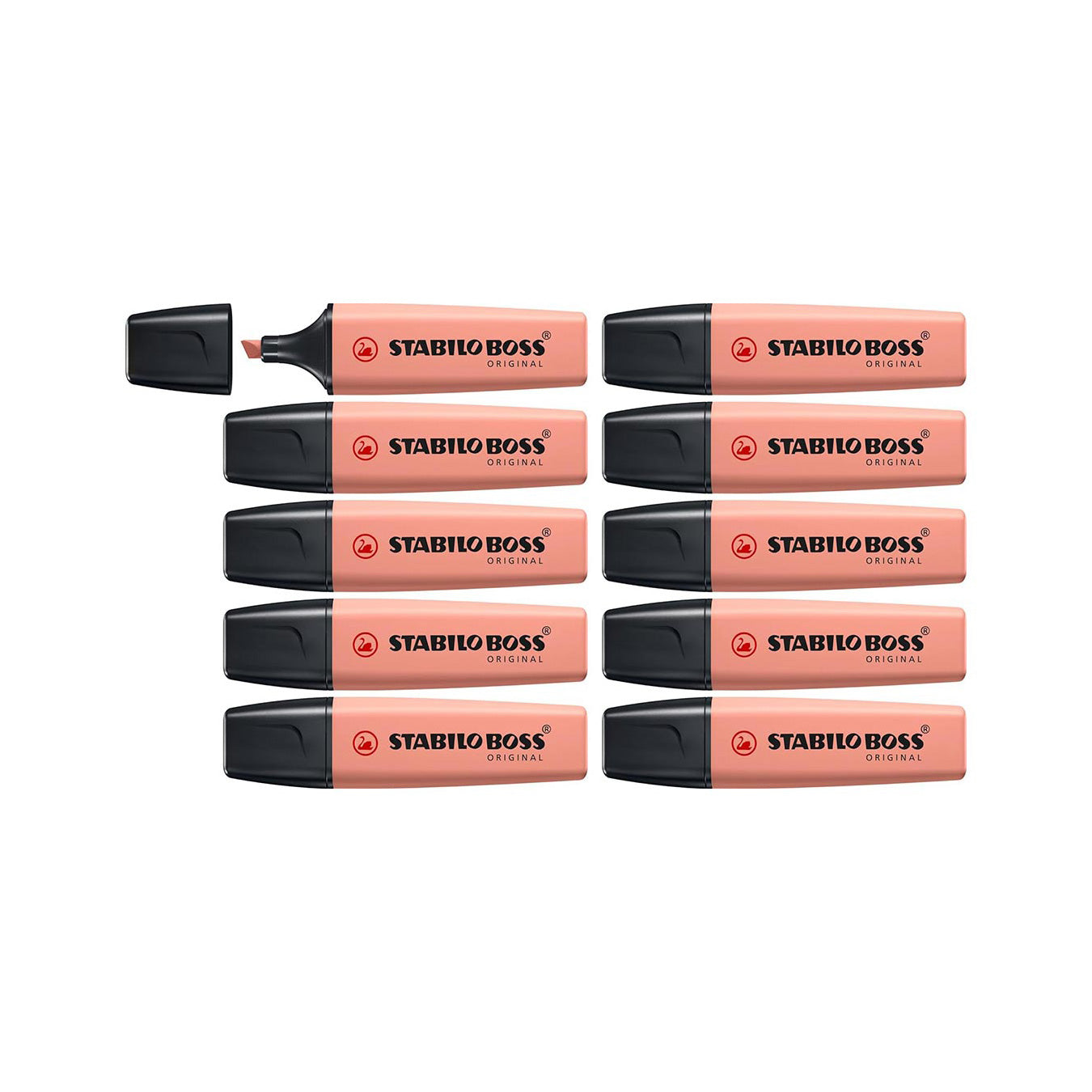 STABILO BOSS ORIGINAL NatureCOLORS Highlighter - Sienna (10 PCS)