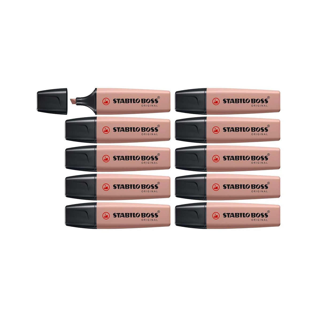 STABILO BOSS ORIGINAL NatureCOLORS Highlighter - Umber (10 PCS)