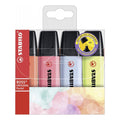 Stabilo | Boss | Original Pastel | Highlighter Pen | wallet Of 4 | Assorted Colours