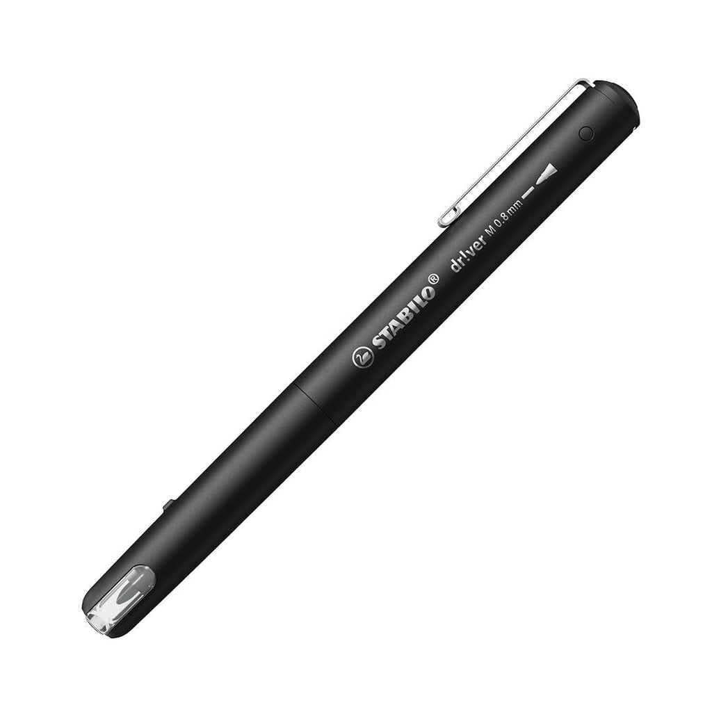 Stabilo | dr!ver Series | Premium Fineliner | 0.8mm | Medium | Black