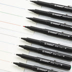 STABILO Driver Series Fineliner Pen Set – 32 Pens (Black, Blue, Red, Green)