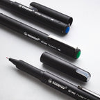 Stabilo dr!ver Premium Fineliner Red – Fine Nib, Pack of 5