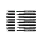 STABILO Driver Series Fineliner Pen Set – 32 Pens (Black, Blue, Red, Green)