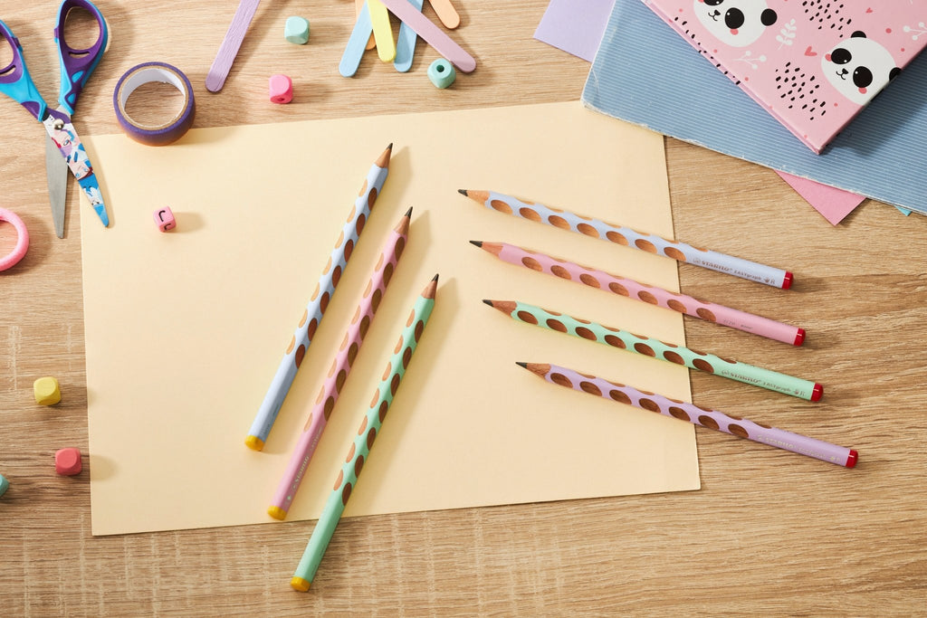 Stabilo Easygraph Pencil Pastel Hb Lilac Right Handed - Pack Of 2 - Satyam Collection