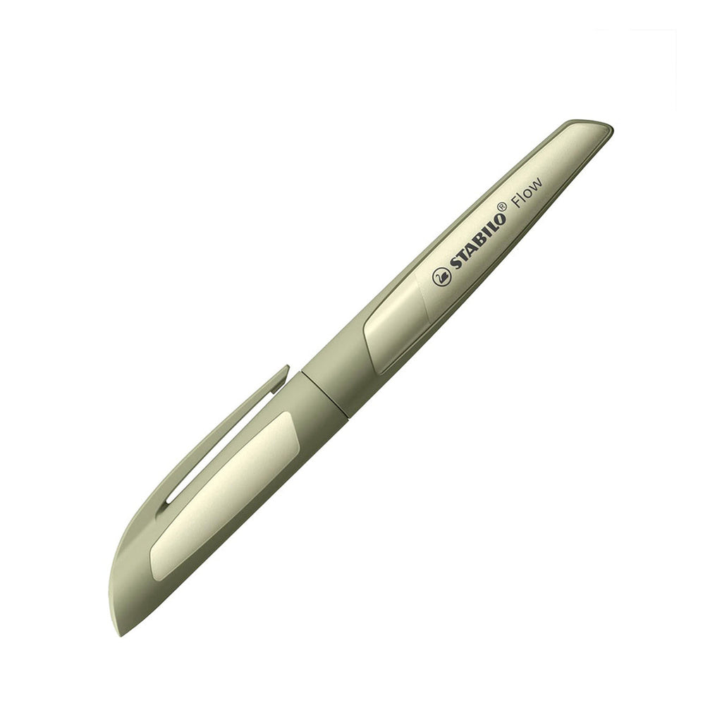 STABILO Flow Fountain Pen – Medium Nib, Khaki