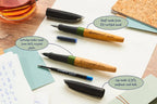 STABILO Grow Ballpoint Pen â€“ Moss Green & Oak - Satyam Collection