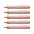 Stabilo | Multi-Talented Pencil | Woody 3 In 1 Duo | White/Apricot | Pack of 5