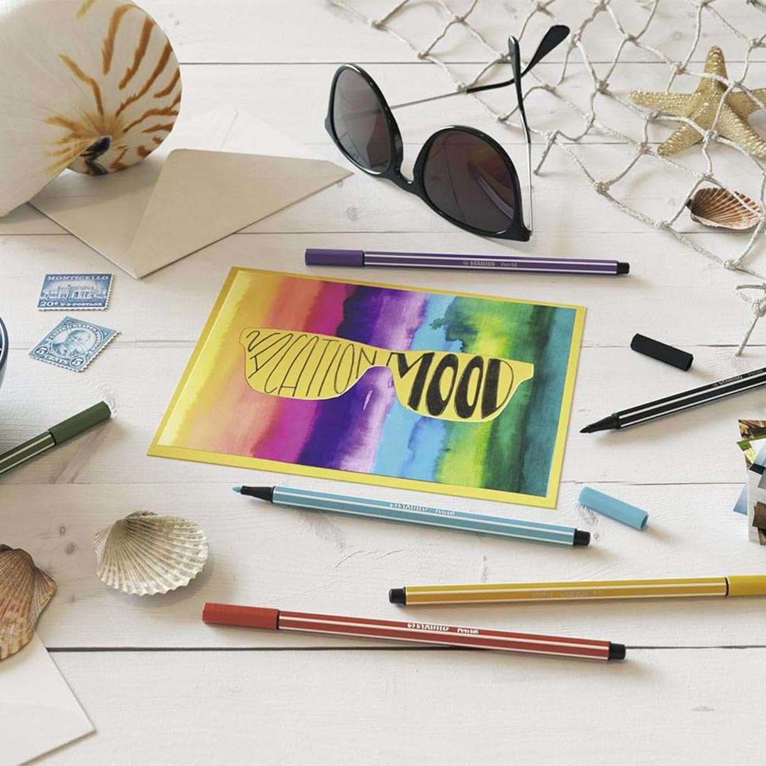 STABILO Pen 68 Sketch Pen - Set of 20 Colours