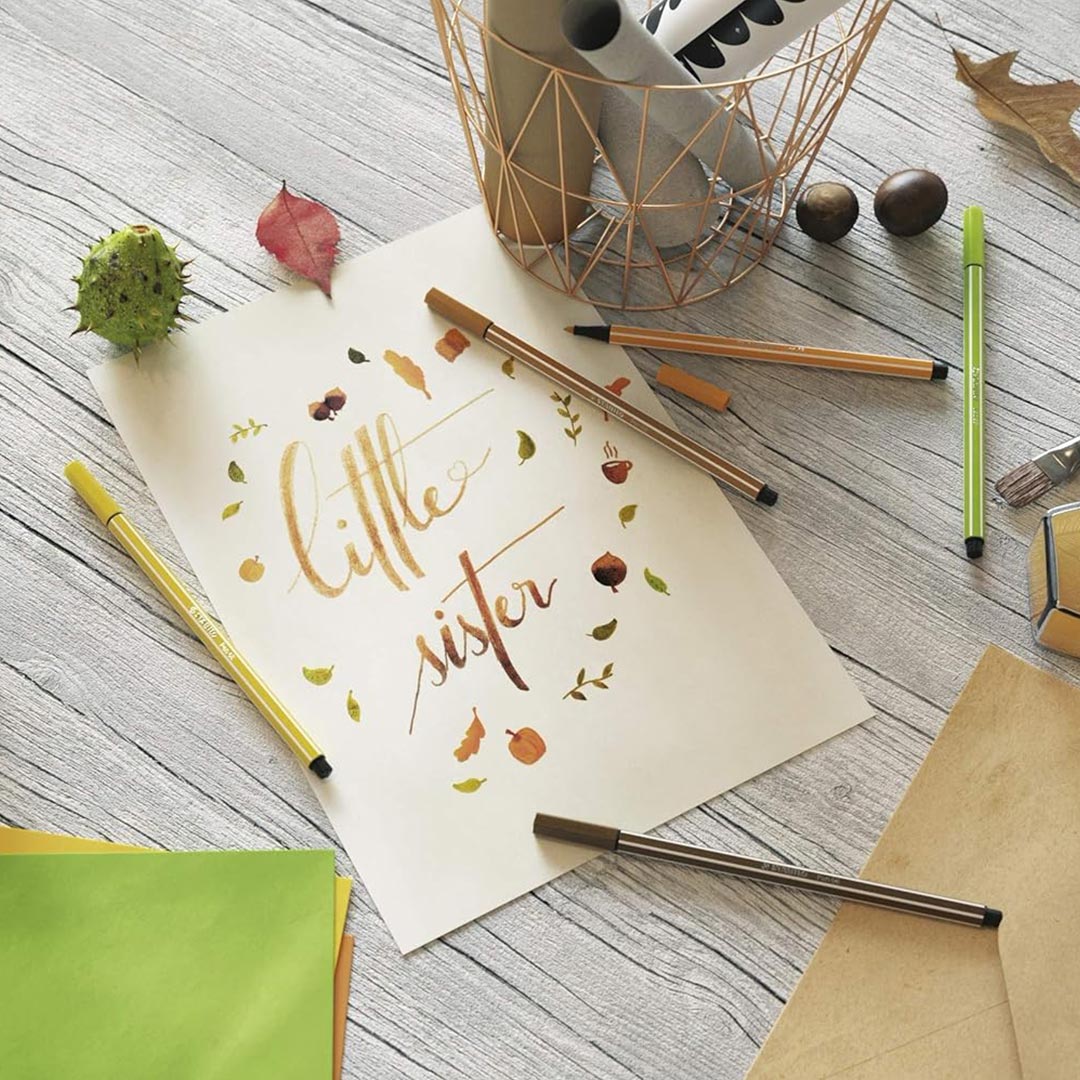 STABILO Pen 68 Sketch Pen - Set of 20 Colours