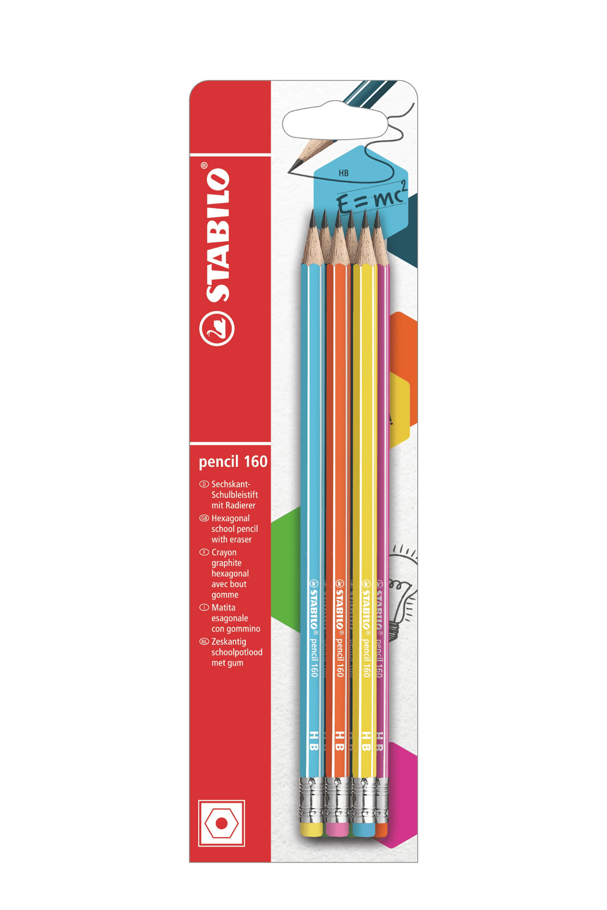 Stabilo Pencil 160-Hb Pack Of 6 Blister - Satyam Collection