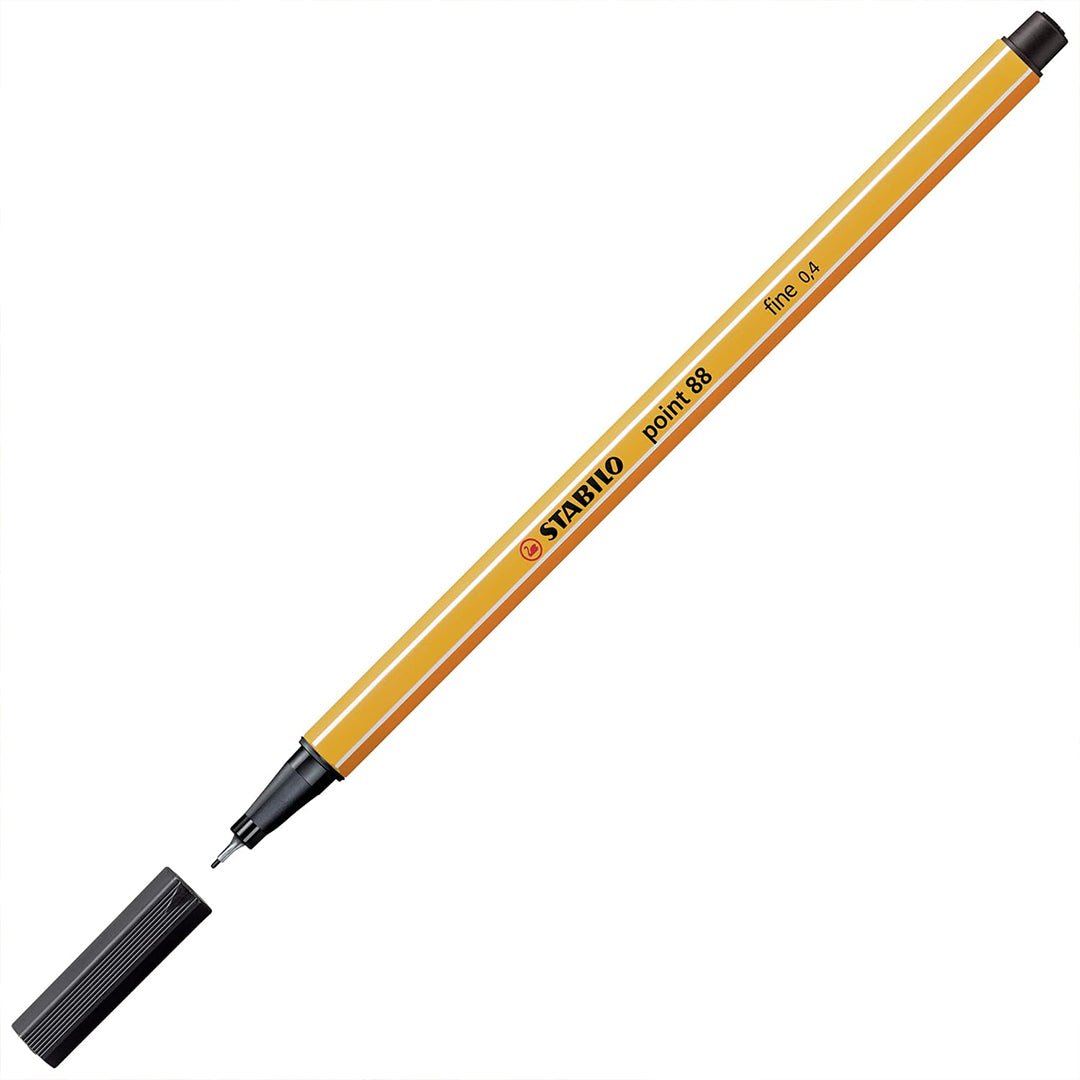 Stabilo | Point 88 | Fineliner | Black | Pack Of 3 - Satyam Collection