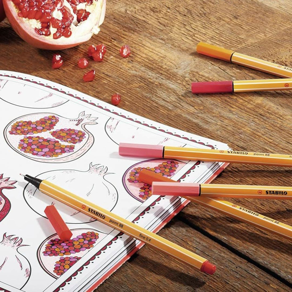 Stabilo | Point 88 | Fineliner | Black | Pack Of 3 - Satyam Collection