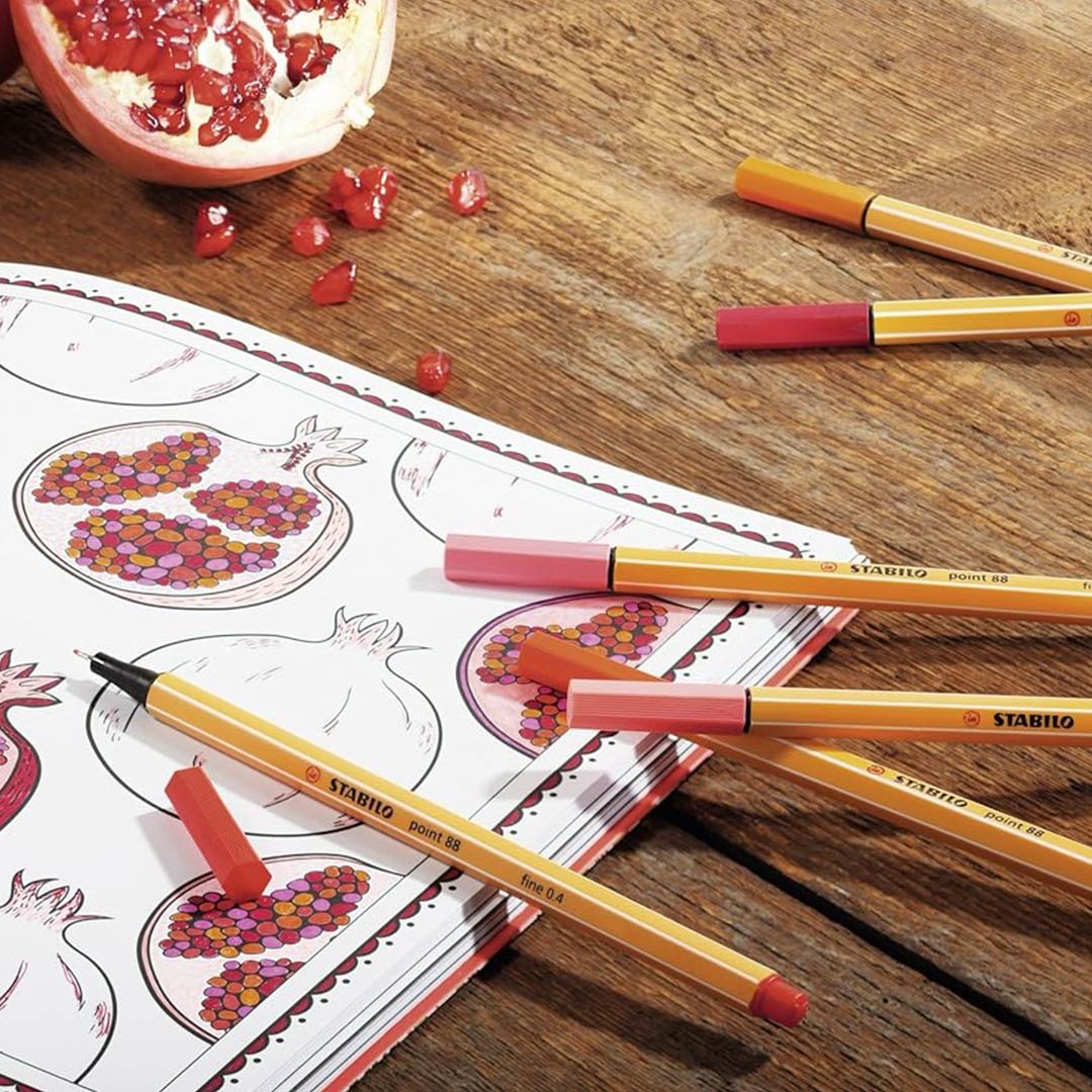 Stabilo | Point 88 | Fineliner | Black | Pack Of 3 - Satyam Collection