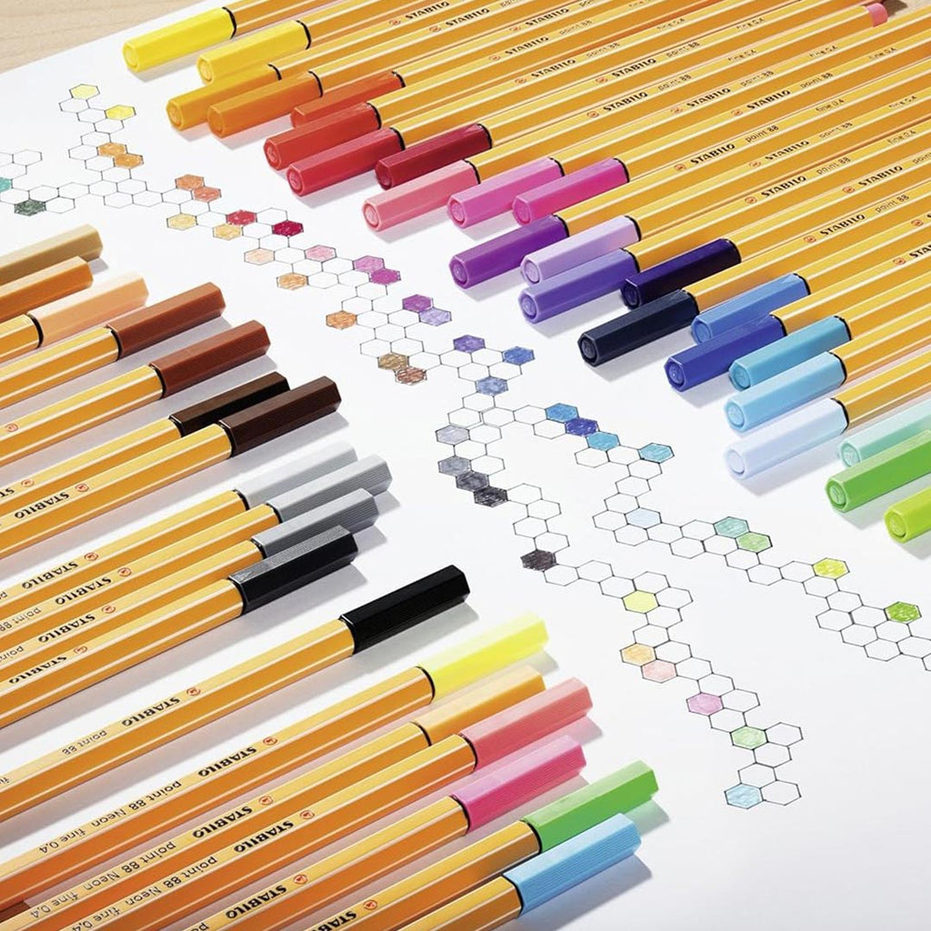 Stabilo | Point 88 | Fineliner | Black | Pack Of 3 - Satyam Collection