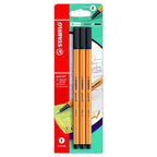 Stabilo | Point 88 | Fineliner | Black | Pack Of 3 - Satyam Collection
