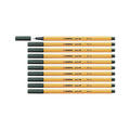 Stabilo | Point 88 | Fineliner | Olive Green | Pack Of 10