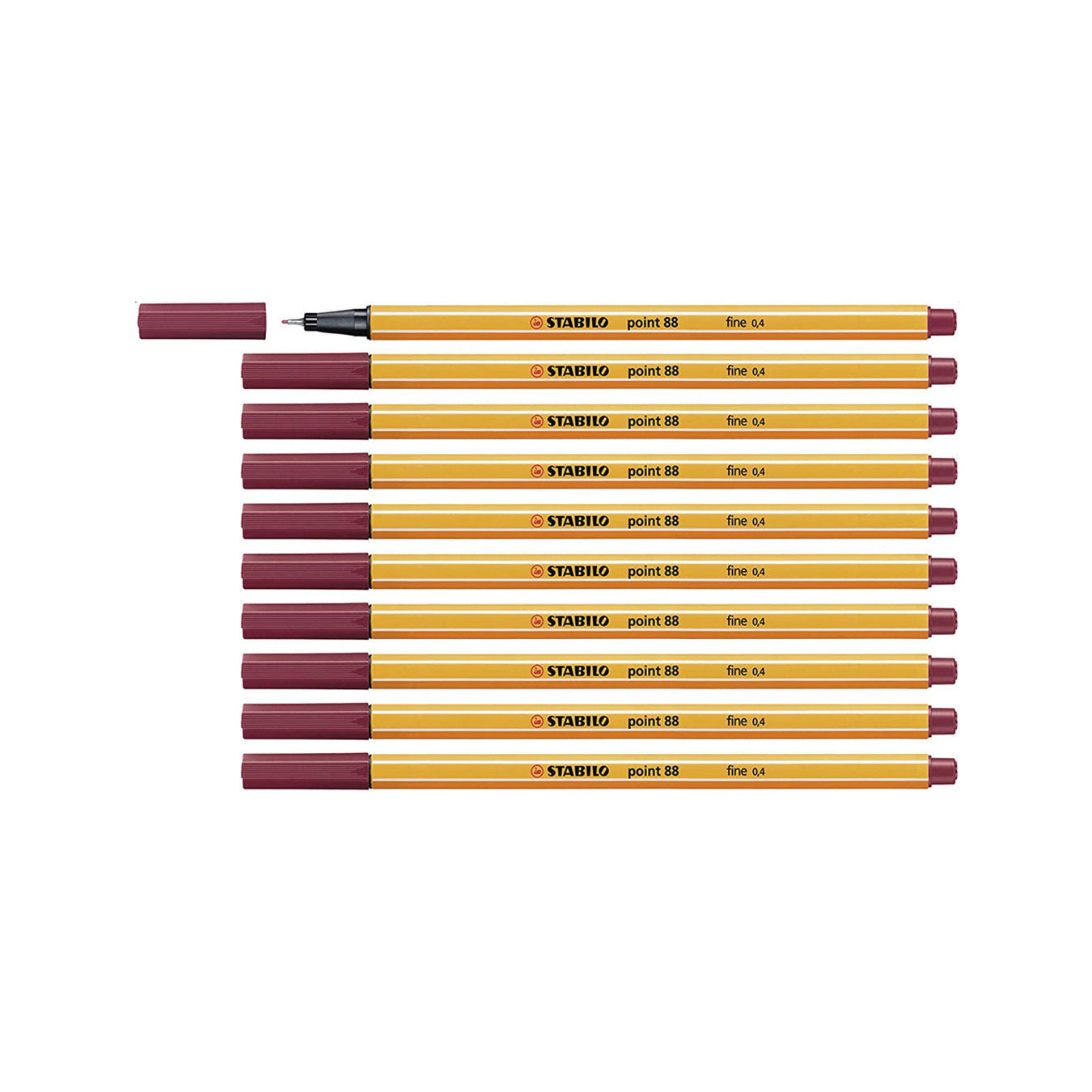 Stabilo | Point 88 | Fineliner | Dark Purple | Pack Of 10