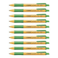 Stabilo Pointball Ballpoint Pen in Green – 10 Pcs