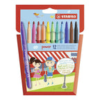 Stabilo | Power | Fibre-Tip | Pack of 12 | Assorted Colours