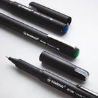 Stabilo dr!ver Premium Fineliner Green – Fine Nib, Pack of 5