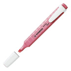 Stabilo | Swing Cool | Highlighter Pen | Pack of 4 | Cherry Blossom Pink, Dash of Lime, Cloudy Blue, Mellow Coral Red