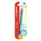 STABILO Worker+ Colorful Rollerball Pen â€“ Blue - Satyam Collection