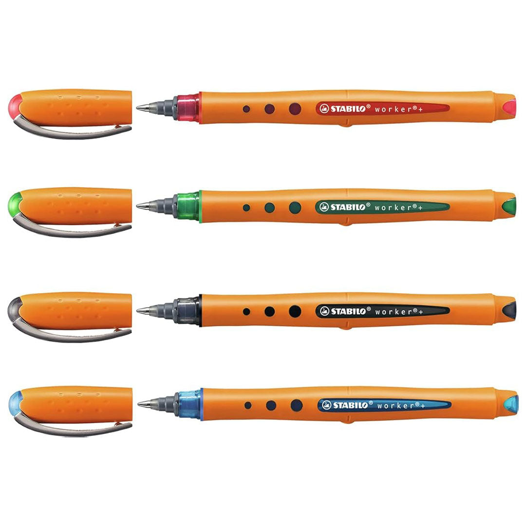 STABILO Pen 68 Brush ARTY Felt-Tip Pen – Pack of 18 | PenPencilInk