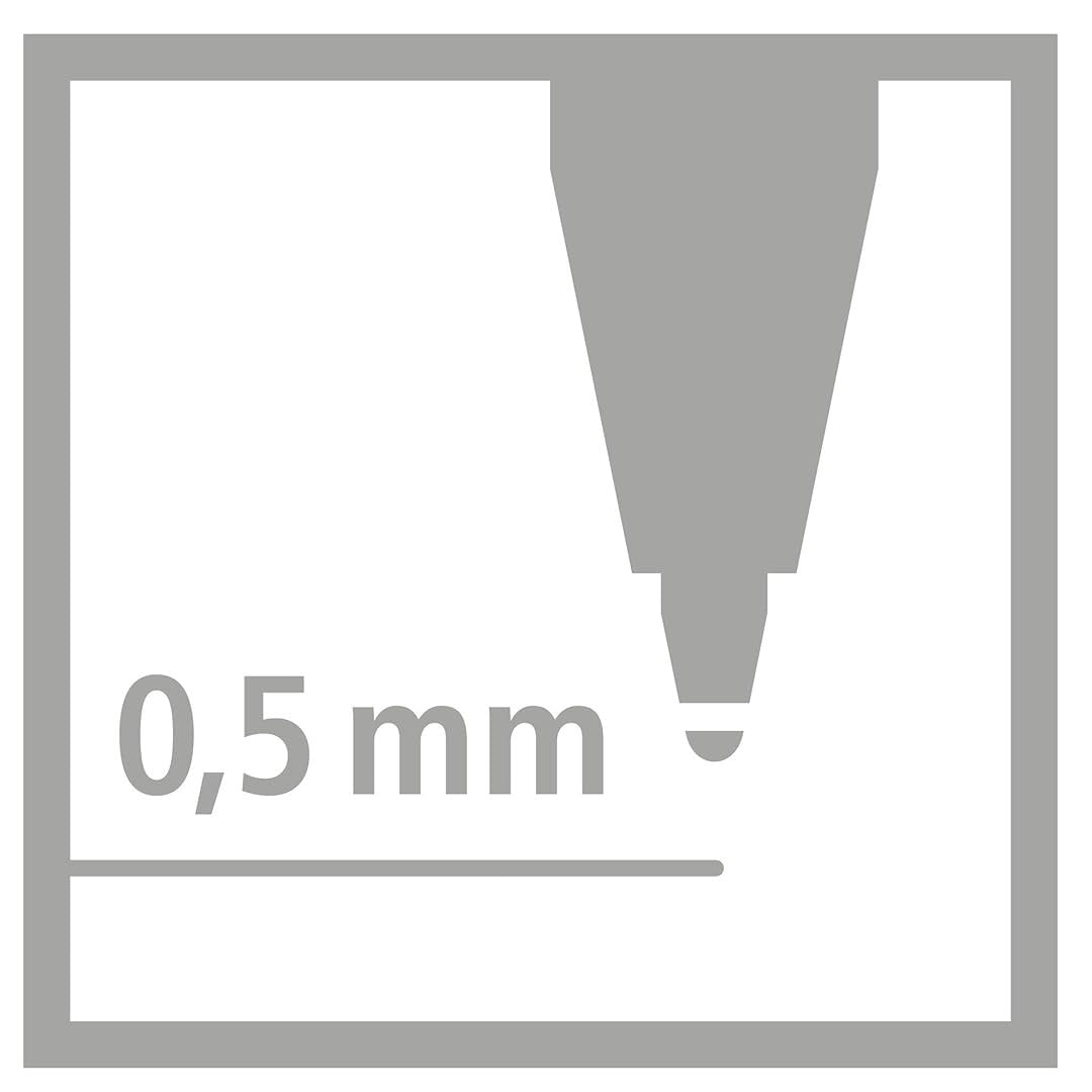 STABILO Pen 68 Brush ARTY Felt-Tip Pen – Pack of 18 | PenPencilInk