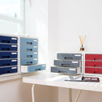 Sysmax | Lockable File Cabinet | 5 Drawers | Wine Red|Deluxe Color | For Office School  & Hospital