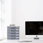 Sysmax | Lockable File Cabinet | 5 Drawers | Wine Red|Deluxe Color | For Office School  & Hospital