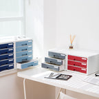 Sysmax | Lockable File Cabinet | 3 Drawers | Grey|Deluxe Color | For Office School  & Hospital