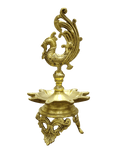 Traditional Brass Peacock Oil Lamp for Pooja & Home Decor - Satyam Collection