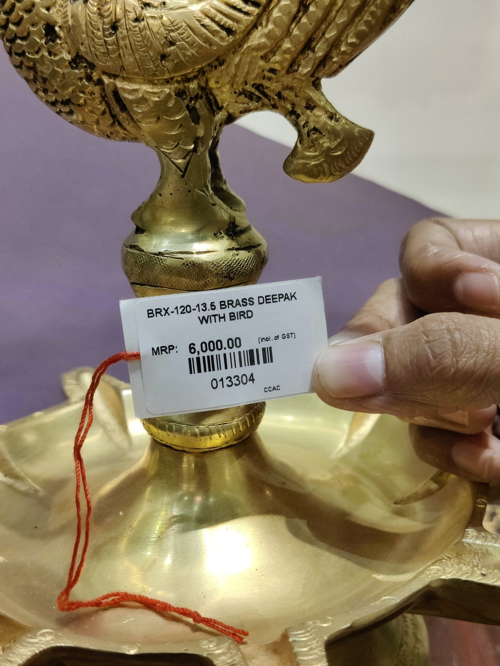 Traditional Brass Peacock Oil Lamp for Pooja & Home Decor - Satyam Collection