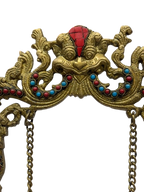 Royal Brass Radha Krishna Idol Under Tree