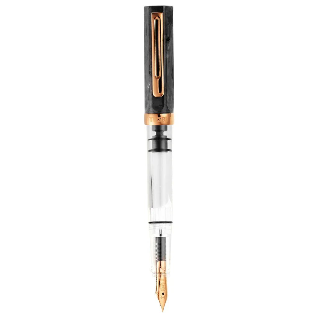 TWSBI ECO Black Marble with Bronze Fountain Pen - Satyam Collection
