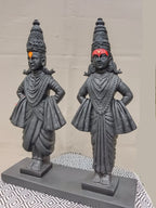 Vitthal Rukmini Fiber Statue Set – Traditional Pandurang Idol - Satyam Collection