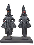 Vitthal Rukmini Fiber Statue Set – Traditional Pandurang Idol - Satyam Collection
