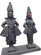 Vitthal Rukmini Fiber Statue Set – Traditional Pandurang Idol - Satyam Collection
