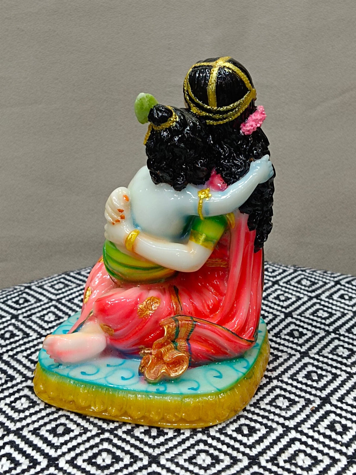 Yasoda Krishna Fiber Statue – Beautiful Mother and Child Krishna Idol - Satyam Collection